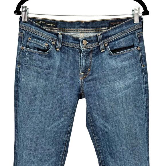 Citizens Of Humanity Ingrid #002 Stretch Low Waist Flare Jeans Size 29 - Picture 5 of 9